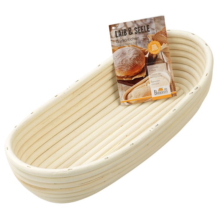 BI208988 - RBV Birkmann, Gärkörbchen länglich 30 x 14 cm H 65cm für Brote bis 1000gr
