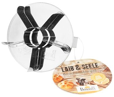 BI - 431102 - RBV Birkmann, "Laib & Seele" Brötchenstempel Klassisch, D8,5cm