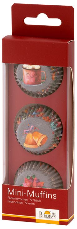 BI444034 - RBV Birkmann, Mini - Muffin Papierförmchen "Sweet Moments"