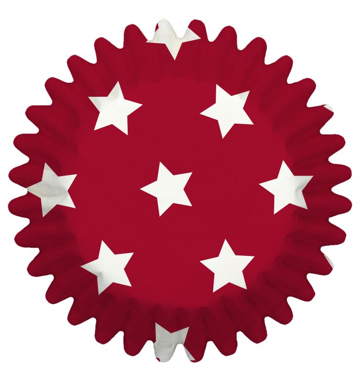 BI - 444805 - RBV Birkmann, Mini - Papierbackförmchen D45cm Höhe 25cm 100 Stück Sterne