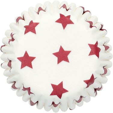BI - 444805 - RBV Birkmann, Mini - Papierbackförmchen D45cm Höhe 25cm 100 Stück Sterne