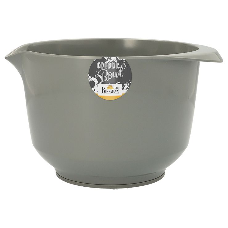 BI708235 - RBV Birkmann, Rühr - und Servierschüssel 2L, grau , "Colour Bowls"