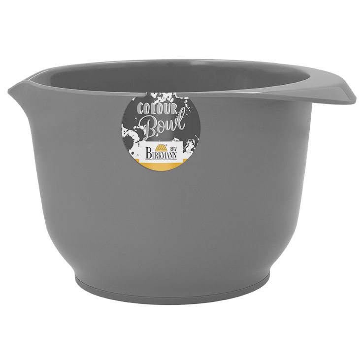 BI709331 - RBV Birkmann, Rühr - und Servierschüssel, grau, matt, 1,5L, "Colour Bowl"