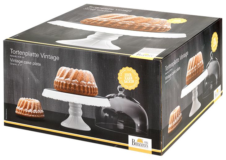 BIR - 441422 - RBV Birkmann, Tortenplatte Vintage, Ø30cm