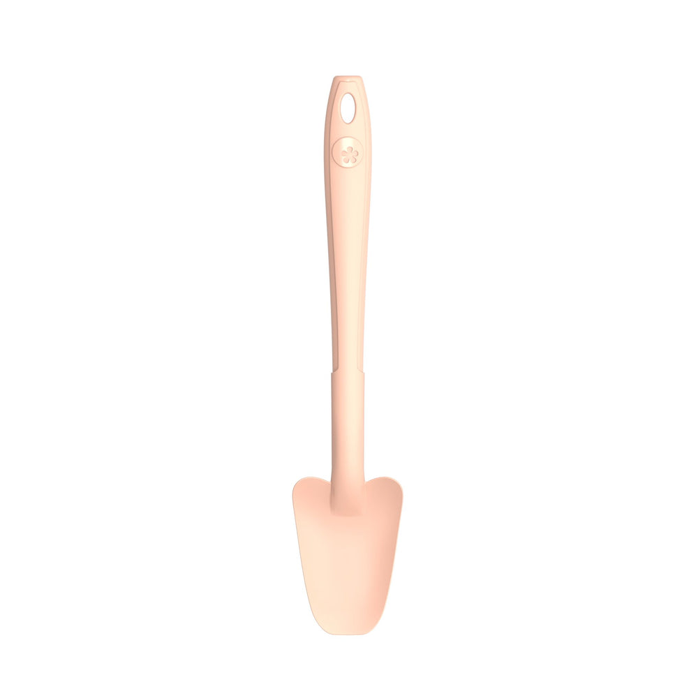 KOBL - 22974.51 - Restelöffel 20cm, KochBlume, Silikon, Edelstahl, altrosa