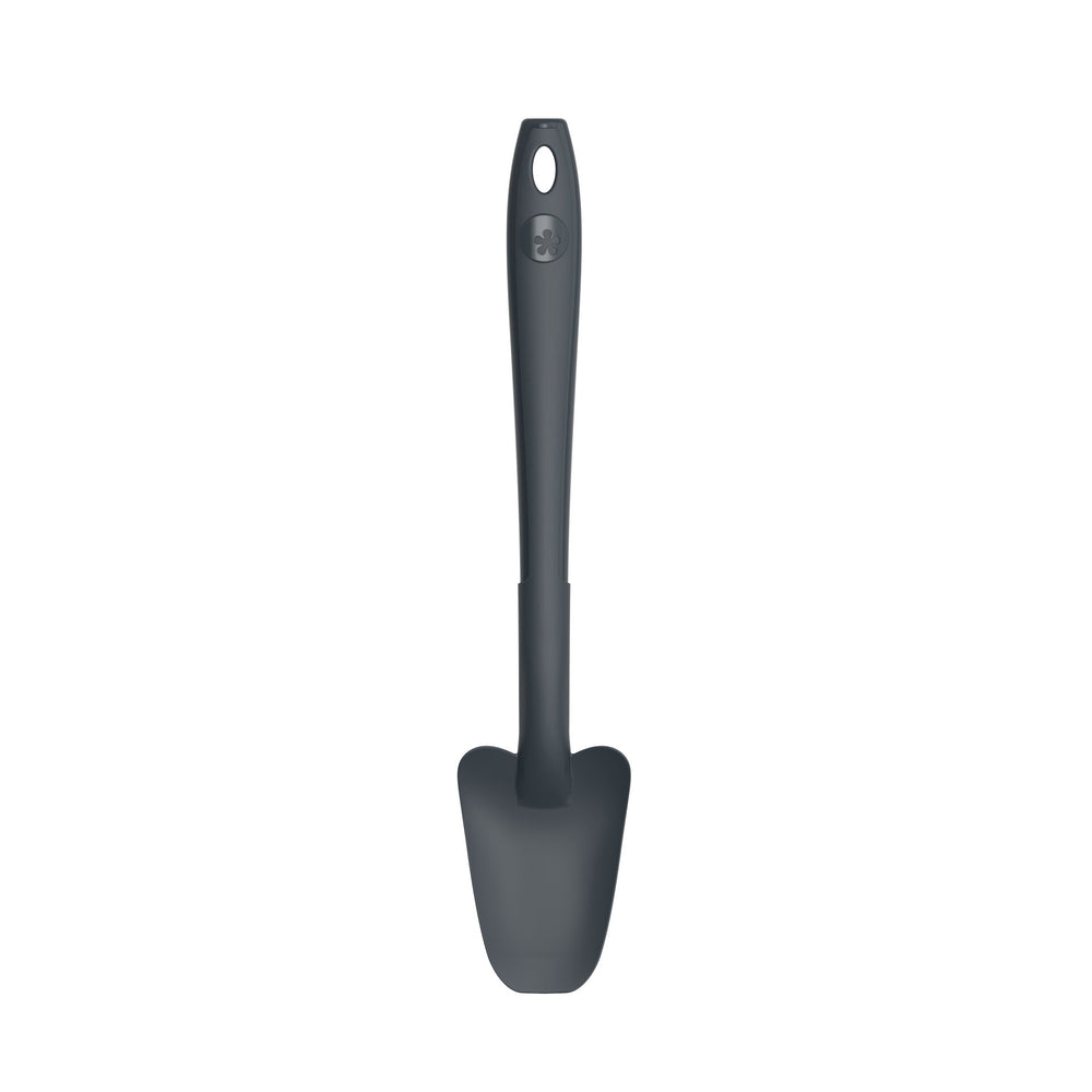 KOBL - 22974.10 - Restelöffel 20cm, KochBlume, Silikon, Edelstahl, anthrazit