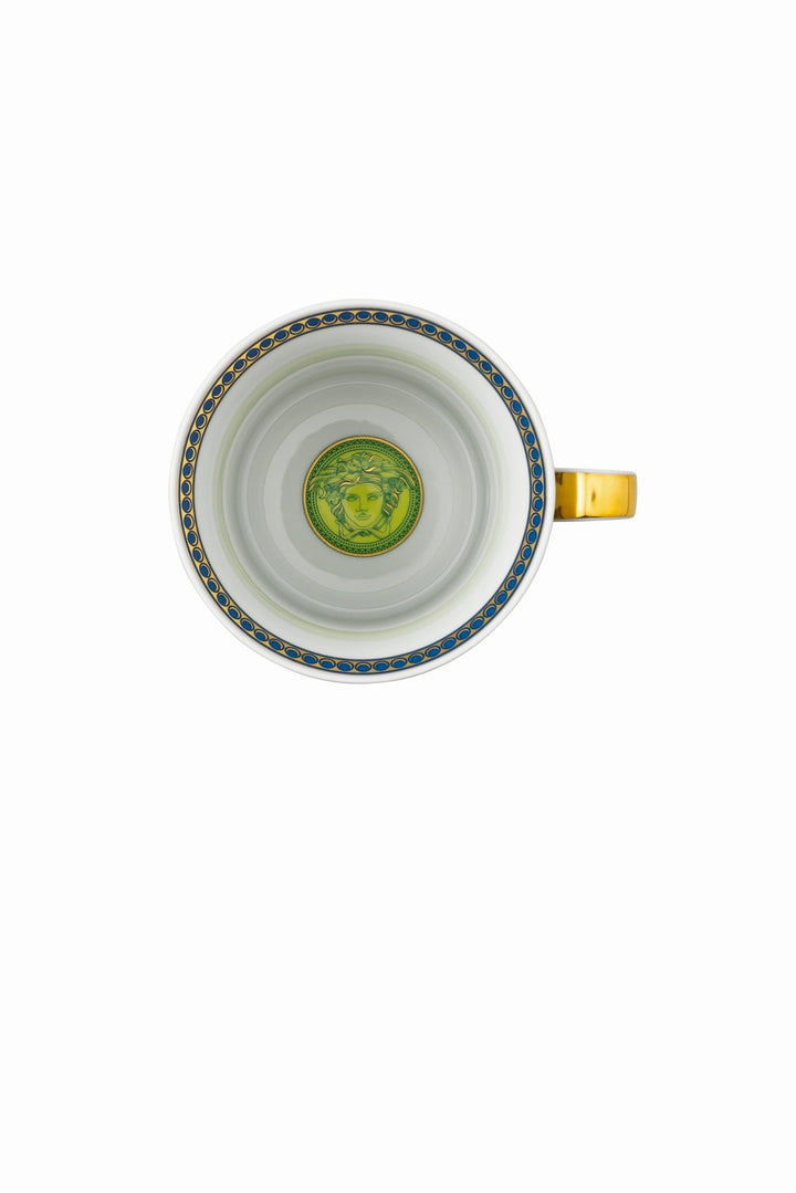 19315 - 409981 - 28700 - Rosenthal Versace 30 Jahre - Becher mit Deckel 'D.V. Floralia - 2004'