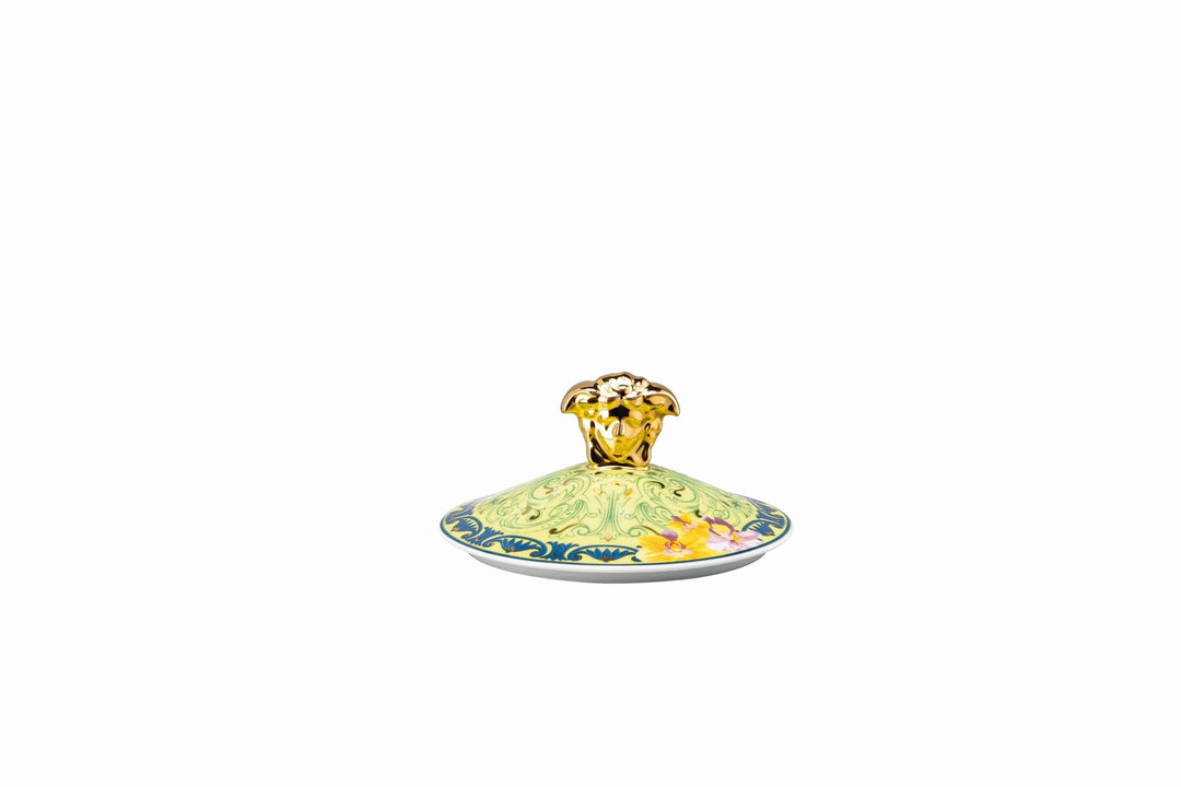 19315 - 409981 - 28700 - Rosenthal Versace 30 Jahre - Becher mit Deckel 'D.V. Floralia - 2004'
