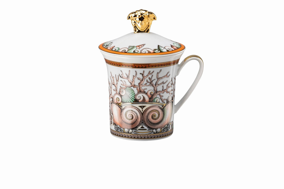 Rosenthal Versace 30 Jahre - Becher mit Deckel 'Les Étoiles de la Mer - 2016'-19315-403647-28700