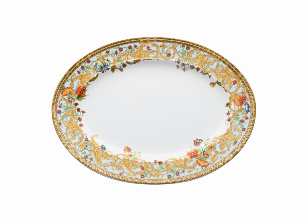 19300 - 409609 - 12734 - Rosenthal Versace - Le jardin de Versace 'Platte 34 cm'