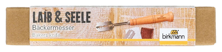BI - 210608 - RVB Birkmann "Laib und Seele" 'Bäckermesser, 19cm, mit Holzgriff'