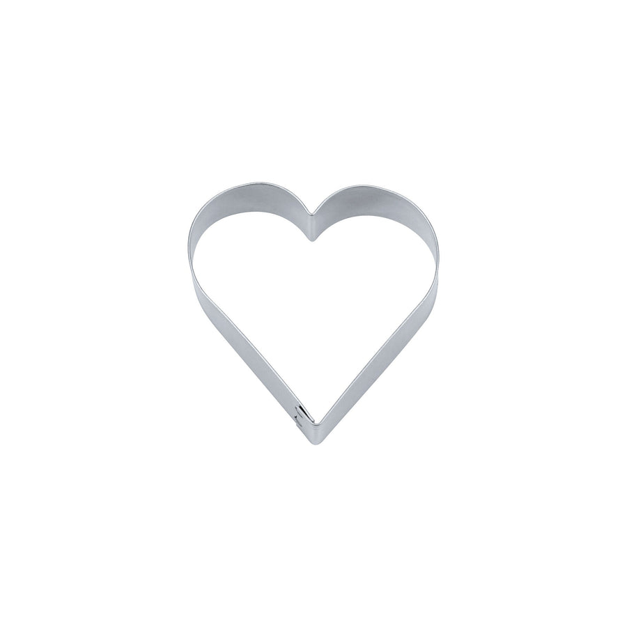 ST - 051010 - Städter 'Ausstecher Herz 2,5cm aus Weißblech'