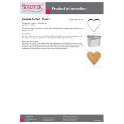 ST - 051348 - Städter 'Ausstecher Herz 3,5 cm / H 2,5 cm'