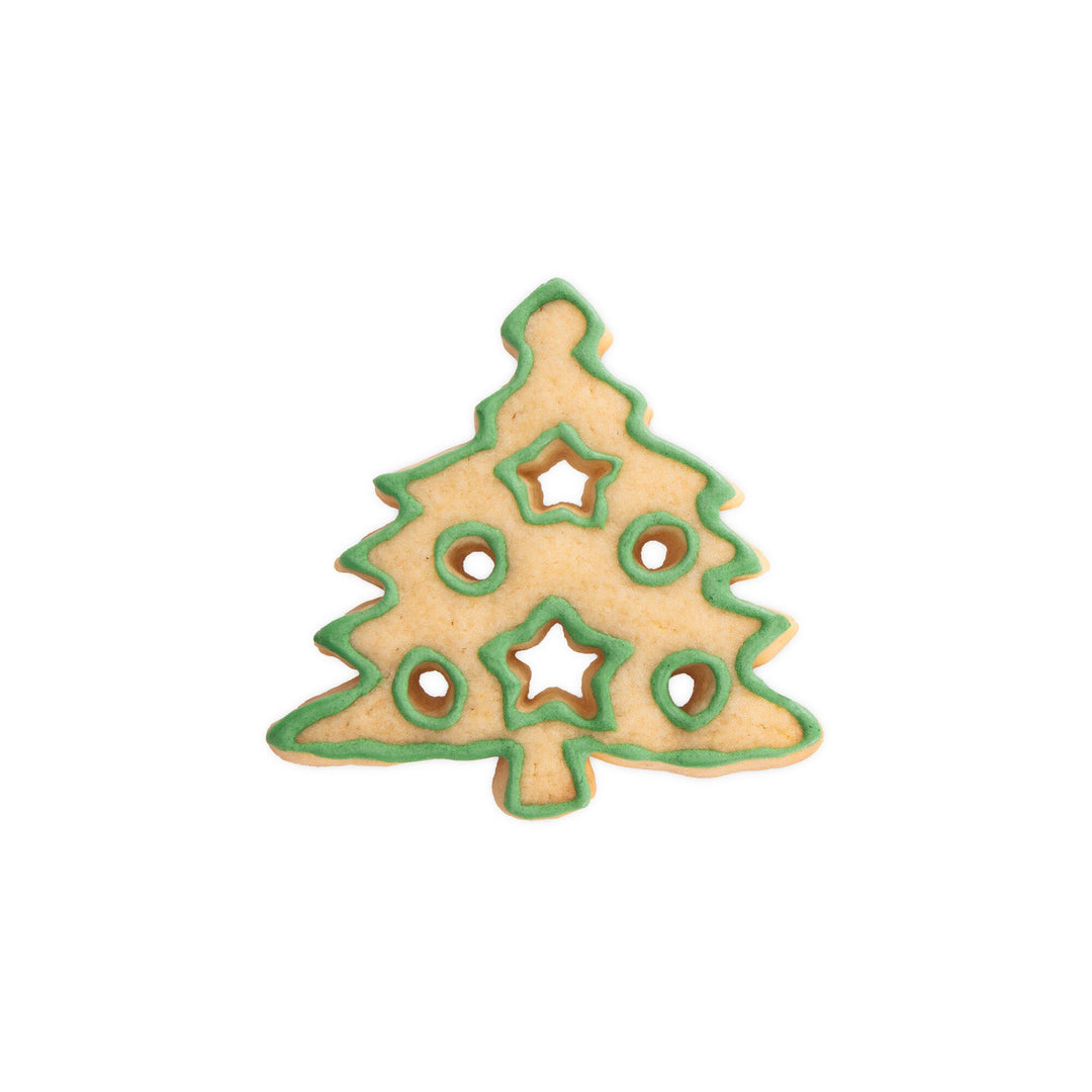 ST - 054264 - Städter 'Ausstecher Tannenbaum mit Ausstanzungen Edelstahl'