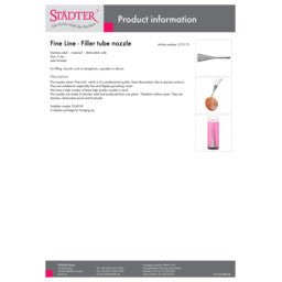 ST - 215115 - Städter 'Fine Line Fülltülle, 5 mm'