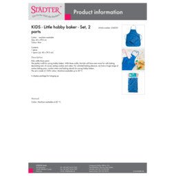 ST - 256033 - Städter 'Kids Kleiner Hobbybäcker , Set 2 - teilig'