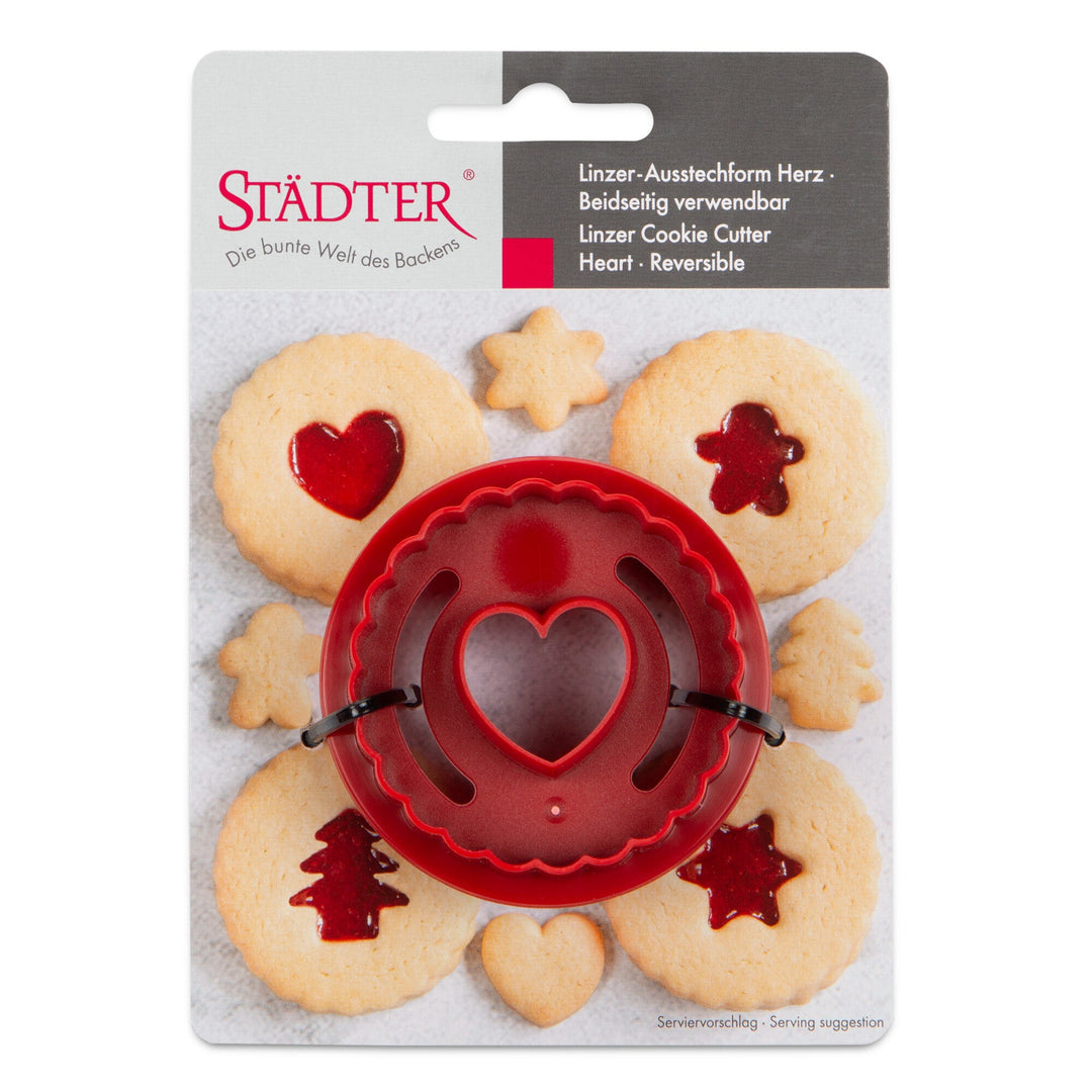 ST - 954138 - Städter 'Linzer - Ausstecher Herz, gewellt, doppelseitig'