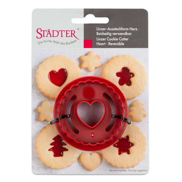 ST - 954138 - Städter 'Linzer - Ausstecher Herz, gewellt, doppelseitig'