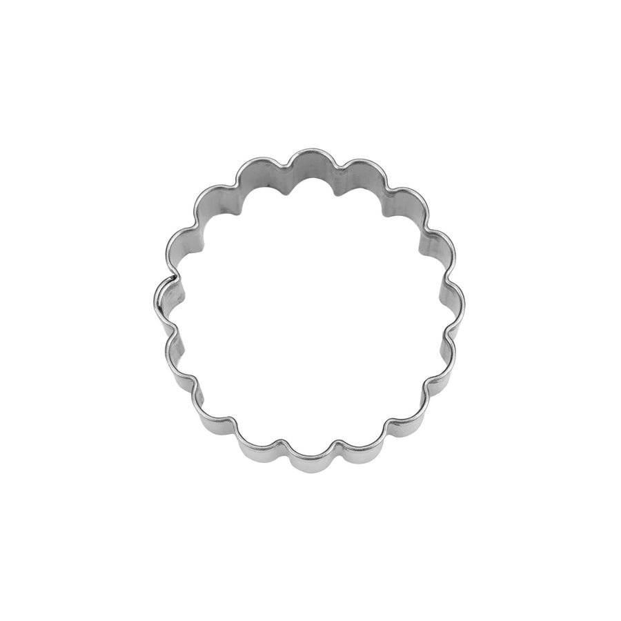 ST - 124073 - Städter 'Linzer - Ausstecher Ring gewellt, Edelstahl, D4cm / H1,5cm'