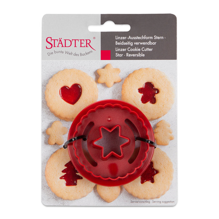 ST - 954121 - Städter 'Linzer - Ausstecher Stern gewellt doppelseitig'