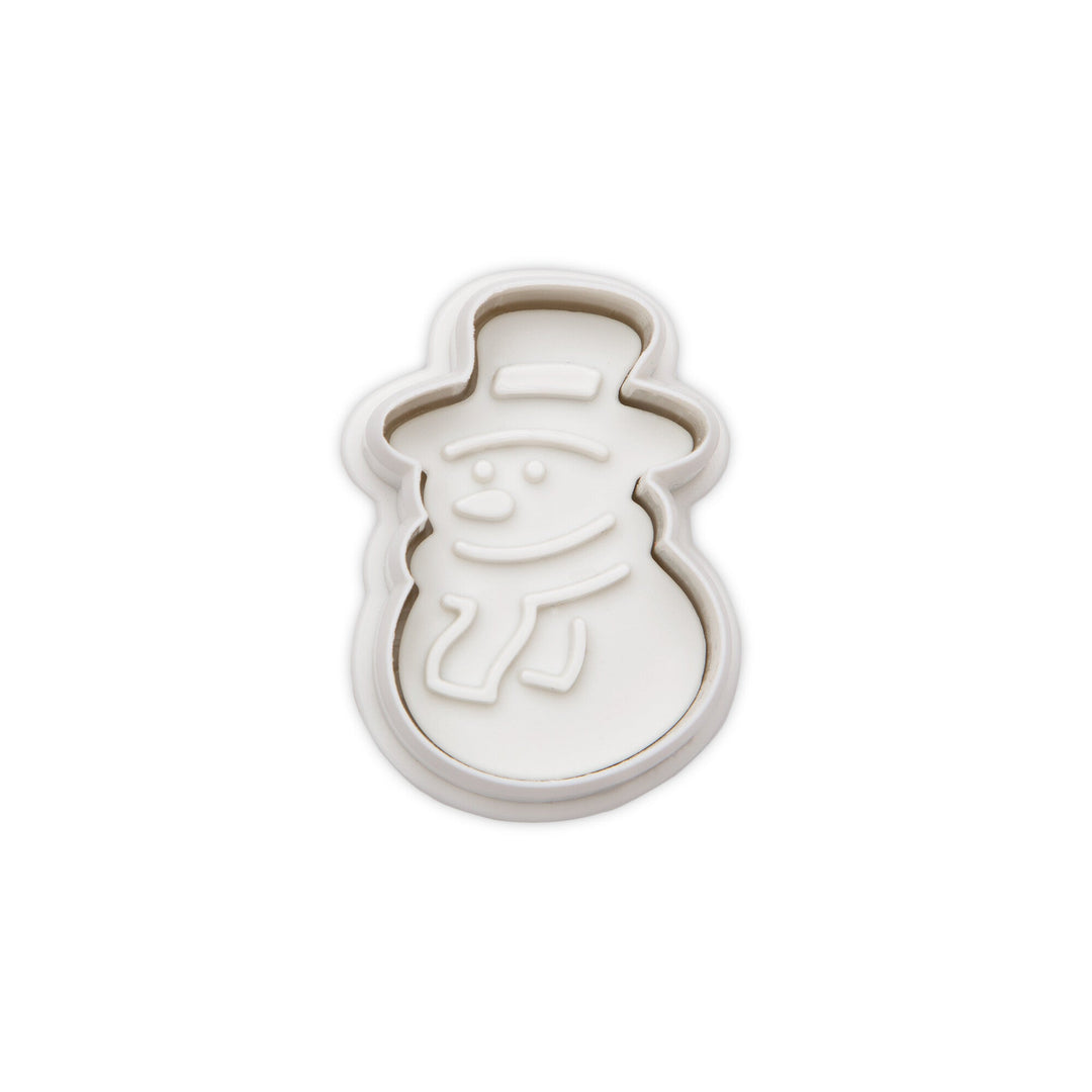 ST - 170926 - Städter 'Präge - Ausstecher mit Auswerfer Schneemann'