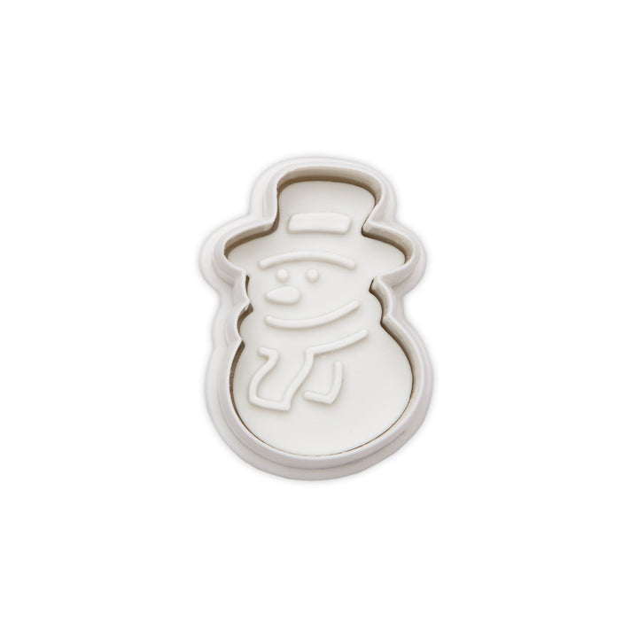 ST - 170926 - Städter 'Präge - Ausstecher mit Auswerfer Schneemann'