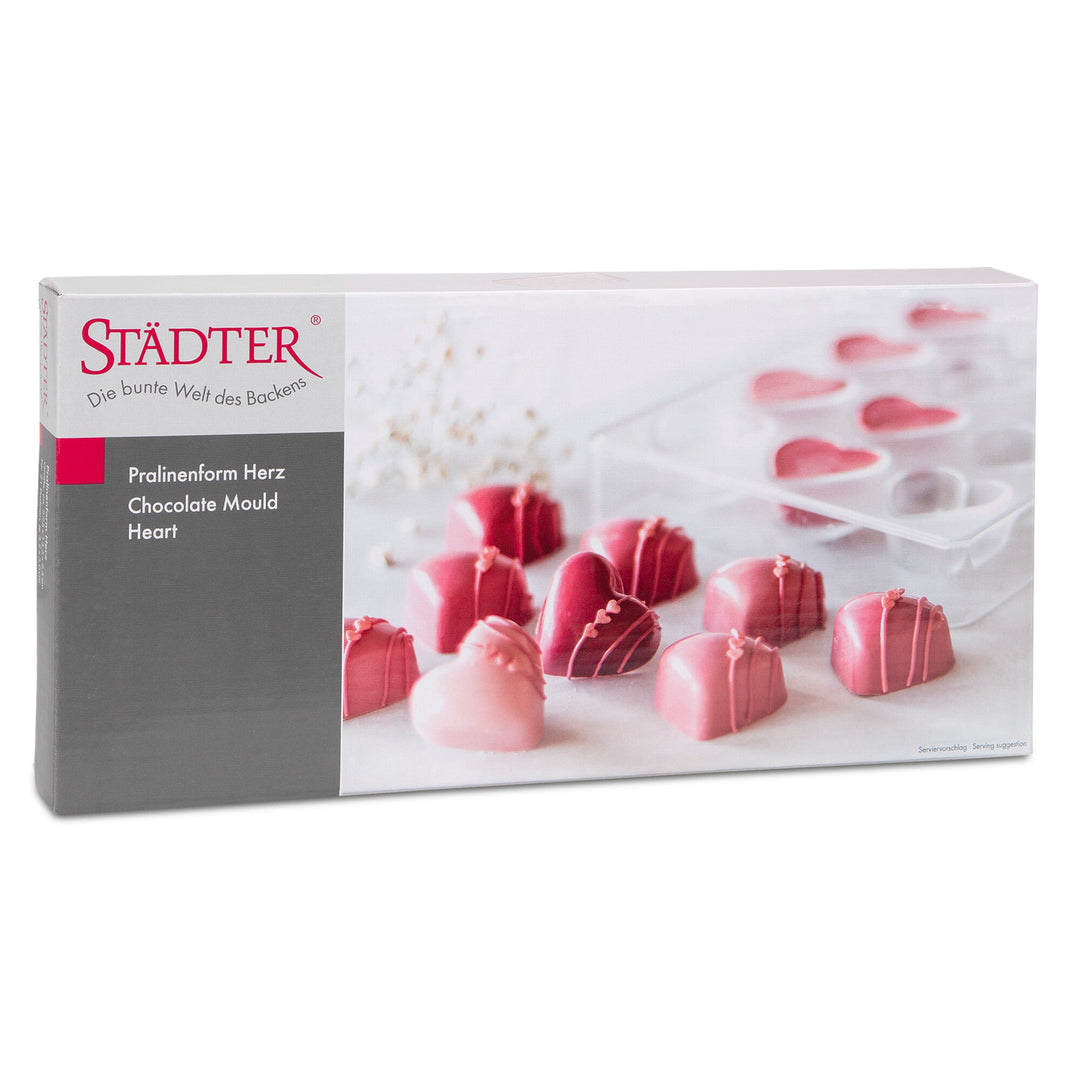 ST - 270046 - Städter 'Pralinenform Herz, Transparent'