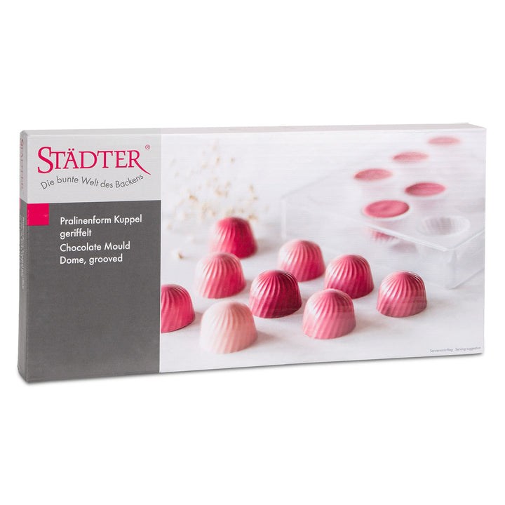 ST - 270060 - Städter 'Pralinenform Kuppel geriffelt, Transparent'