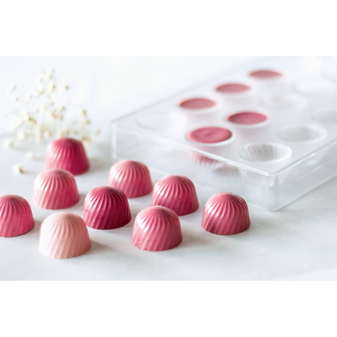 ST - 270060 - Städter 'Pralinenform Kuppel geriffelt, Transparent'