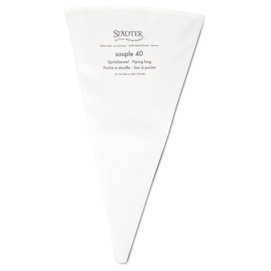ST - 243408 - Städter 'Profi - Spritzbeutel souple 40, Nylongewebe, Weiß, 40cm'