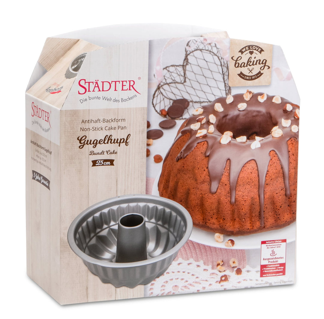 ST - 661202 - Städter 'we love baking Gugelhupf ø 23 cm / H 10,5 cm'