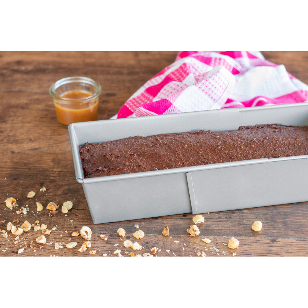 STA - 661592 - Städter "We Love Baking" Kastenform ausziehbar Metall Silber