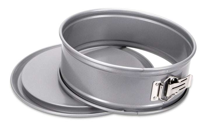 ST - 661301 - Städter 'WE - LOVE - BAKING - Springform ø 20 cm / H 7 cm Silber mit Flachboden'