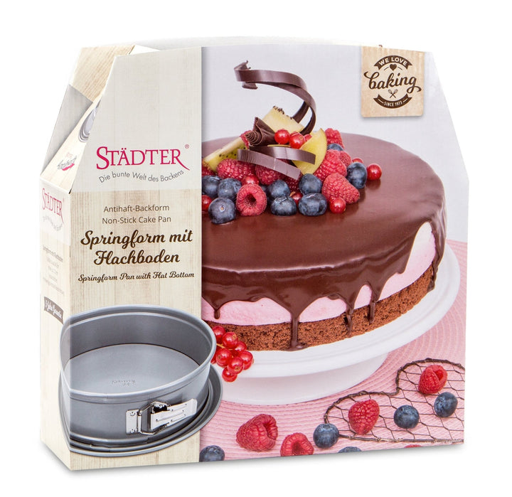 ST - 661318 - Städter 'we love baking Springform ø 24 cm / H 7 cm mit Flachboden'