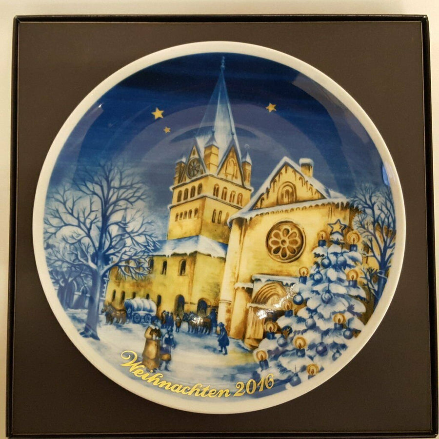 004.105410 - Tettau - Weihnachtsteller 'Jahresteller 2016 - St. - Patrokli - Dom in Soest - 19 cm Coup'