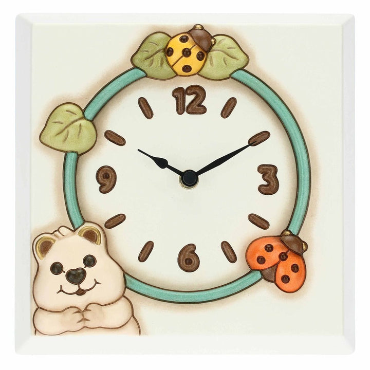 K3770H90 - THUN Figur 'Wanduhr Quokka und Marienkäfer' 2023