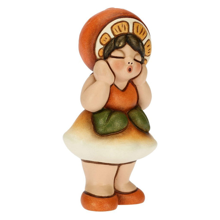 F2811H90 - THUN I CLASSICI - TEDDY GOLOSO 'KIND SIE ORANGE 4,3x3,8x8,3 h cm'