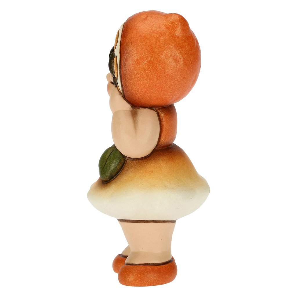 F2811H90 - THUN I CLASSICI - TEDDY GOLOSO 'KIND SIE ORANGE 4,3x3,8x8,3 h cm'