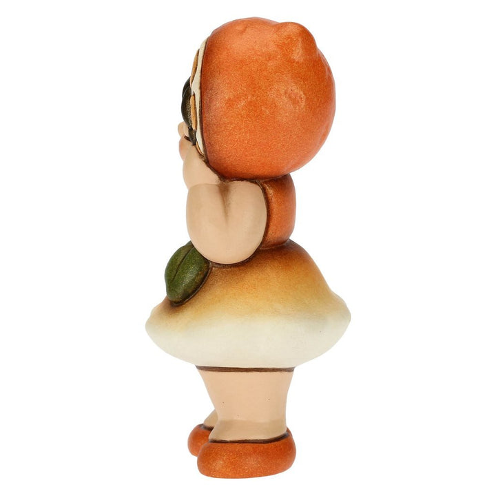 F2811H90 - THUN I CLASSICI - TEDDY GOLOSO 'KIND SIE ORANGE 4,3x3,8x8,3 h cm'