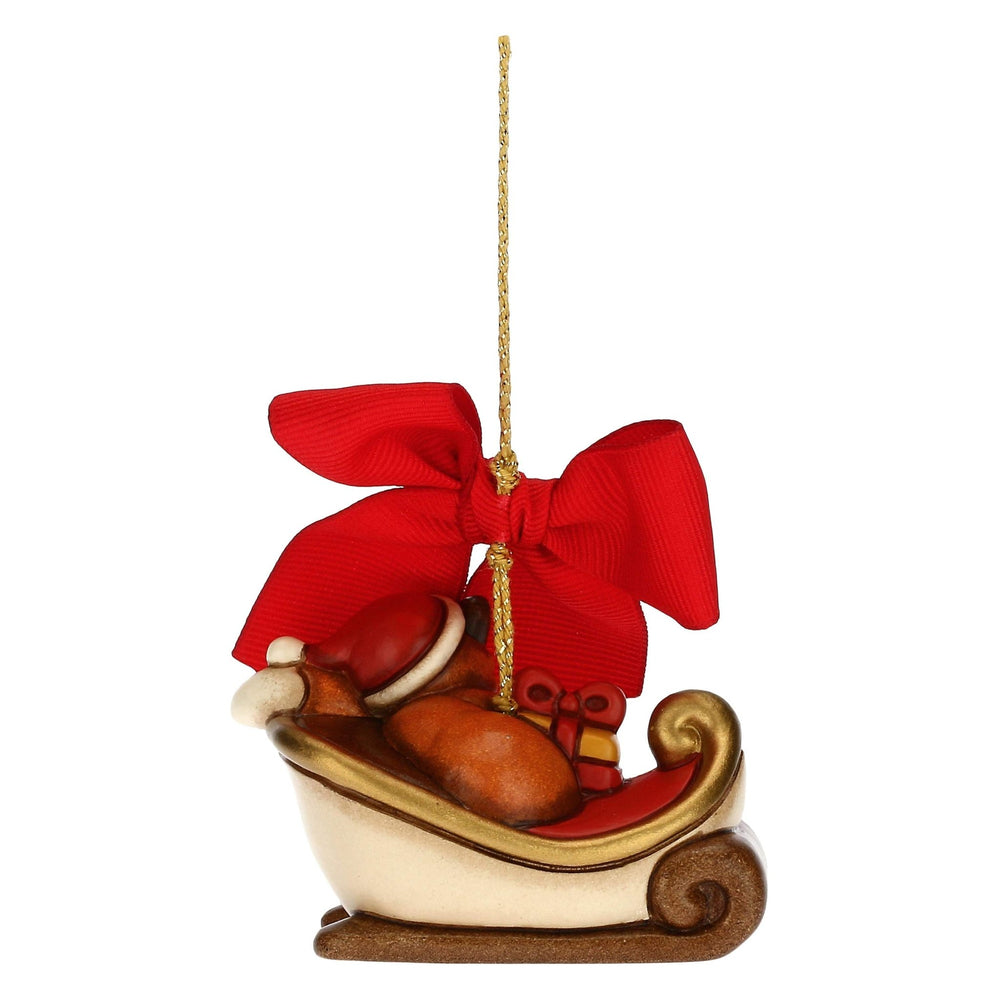 S3187A82 - THUN Standard 'Weihnachtsbaumschmuck Fuchs mit Schlitten, groß' 2021