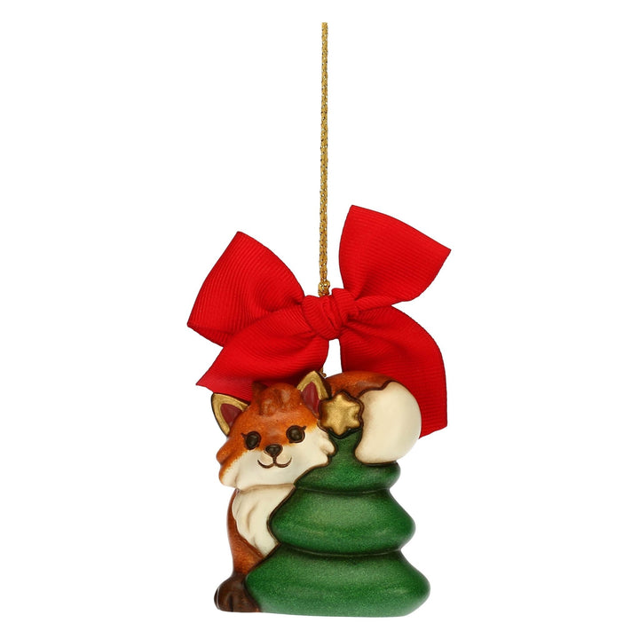S3185A82 - THUN Standard 'Weihnachtsbaumschmuck Fuchs mit Weihnachtsbaum, groß' 2021
