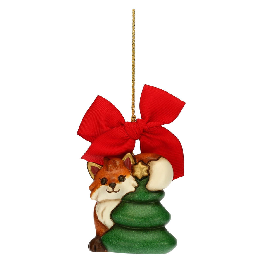 S3185A82 - THUN Standard 'Weihnachtsbaumschmuck Fuchs mit Weihnachtsbaum, groß' 2021