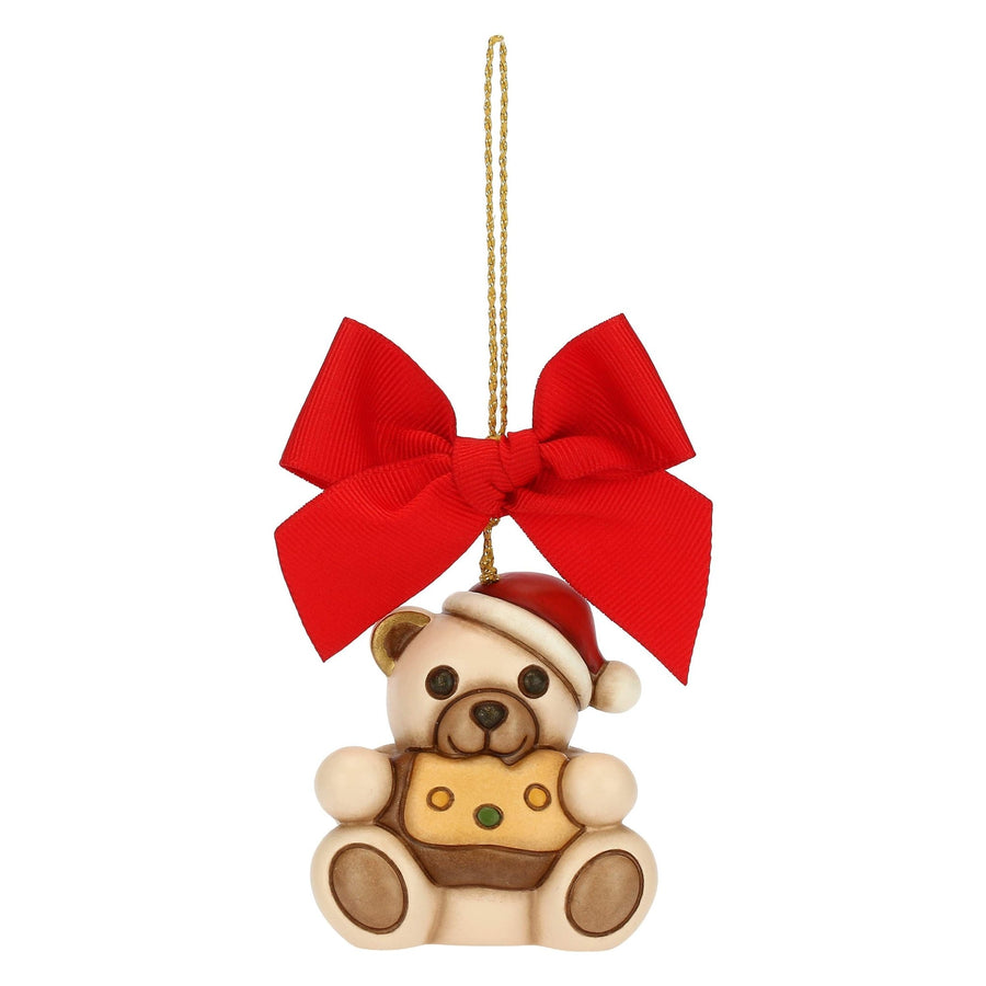 S3242A82 - THUN 'Weihnachtsschmuck Teddy mit Kuchen, groß' 2022