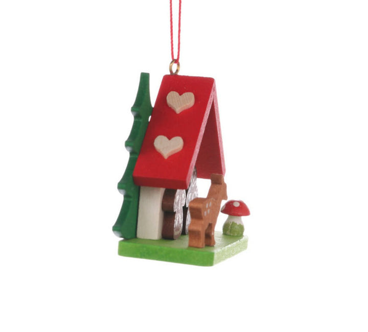 ULB - 100840 - Ulbricht Baumschmuck 'Hexenhaus mit Bambi - 5.5cm' 2004