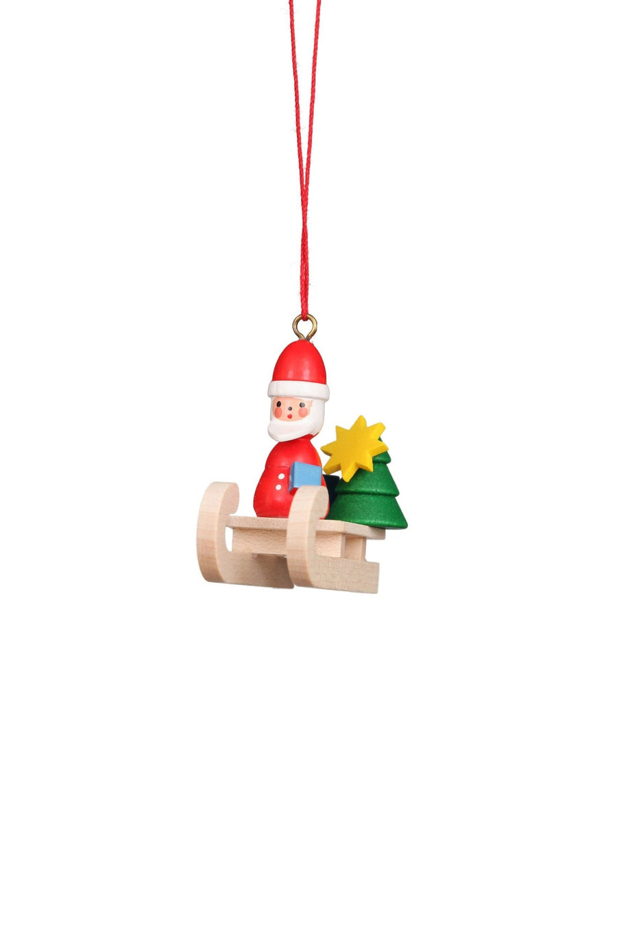 ULB - 100073 - Ulbricht Baumschmuck 'Nikolaus auf Schlitten - 4.3cm' -