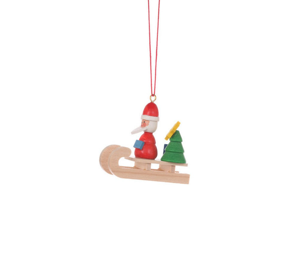 ULB - 100073 - Ulbricht Baumschmuck 'Nikolaus auf Schlitten - 4.3cm' -