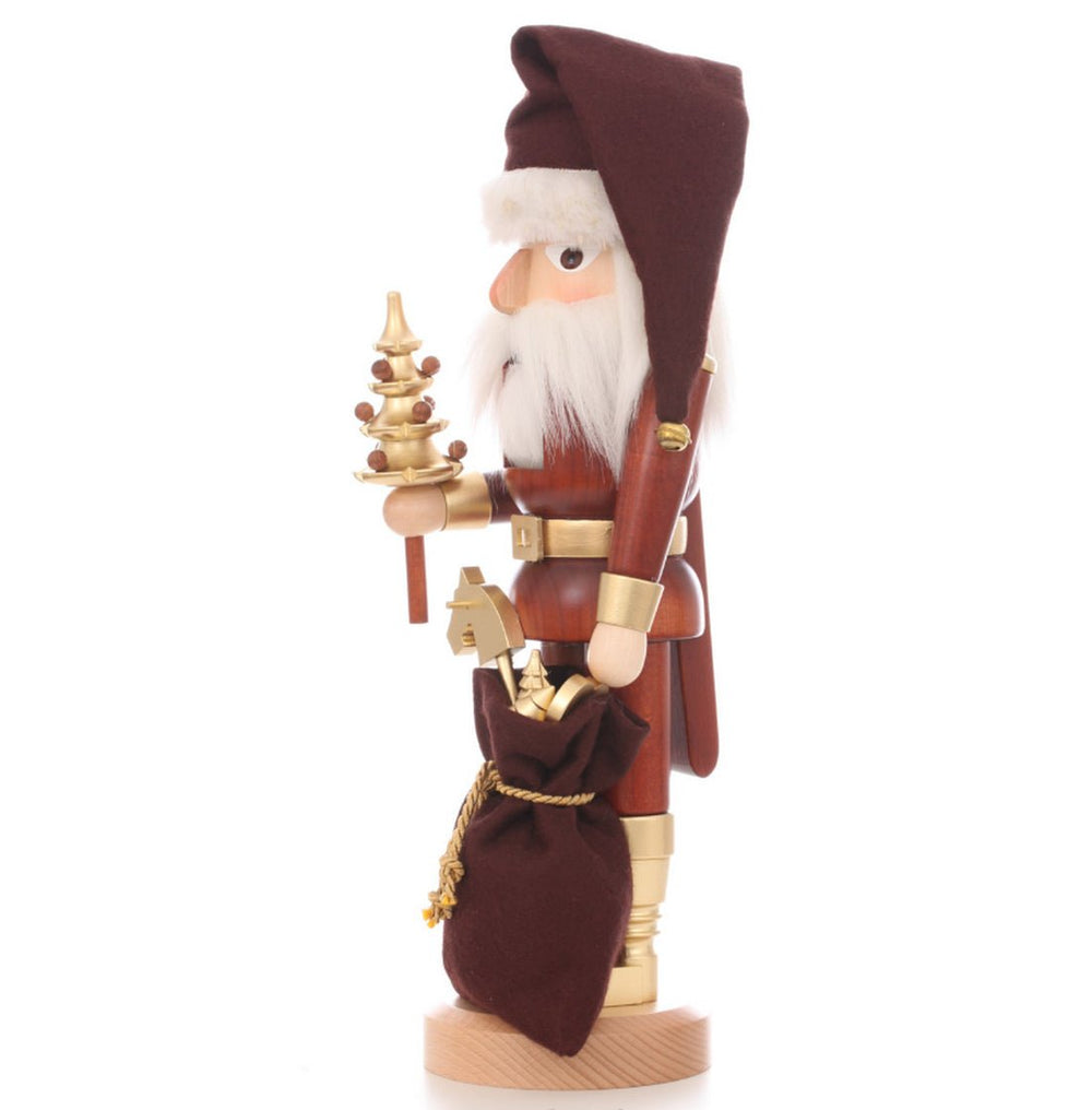 ULB - 32312 - Ulbricht Nussknacker 'Weihnachtsmann natur/gold - 40cm' 2023