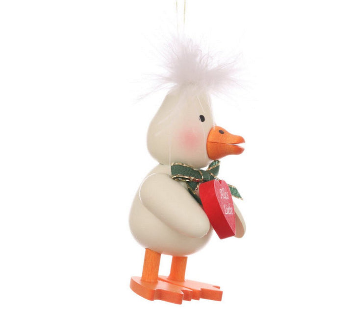 ULB - 110705 - Ulbricht Osterschmuck 'Federentlein ""Alles Liebe"" - 10cm' 2021