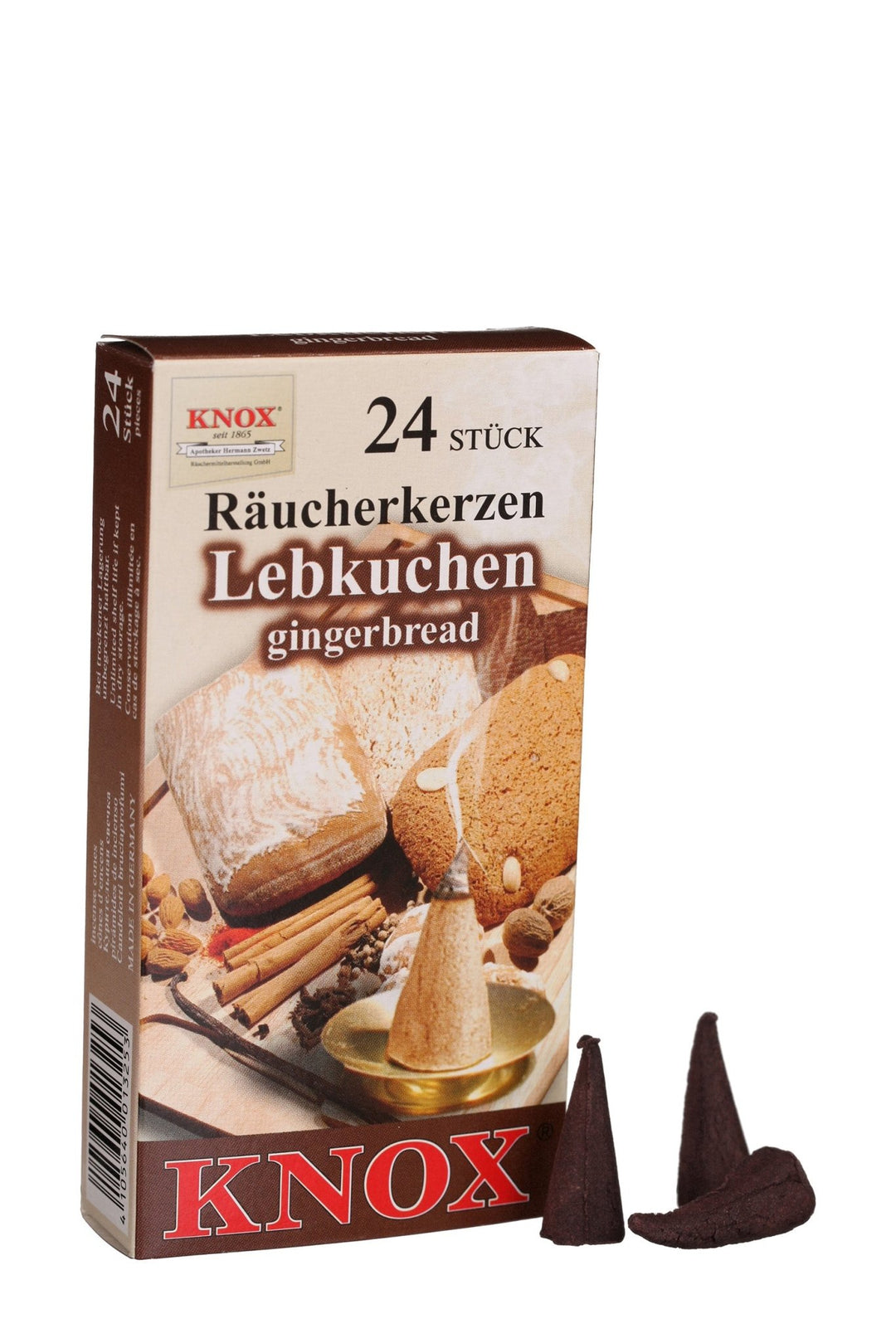 Ulbricht Räucherkerzen 'Lebkuchen (24 Stück) - 2.5cm' 2005-ULB-42026