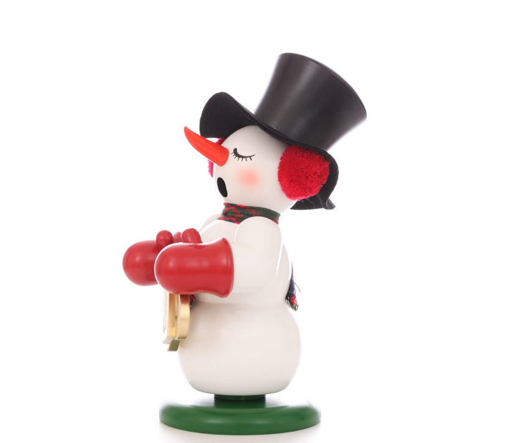 ULB - 010077 - Ulbricht Räuchermann 'Schneemann mit Leier - 23.5cm limitiert' 2020